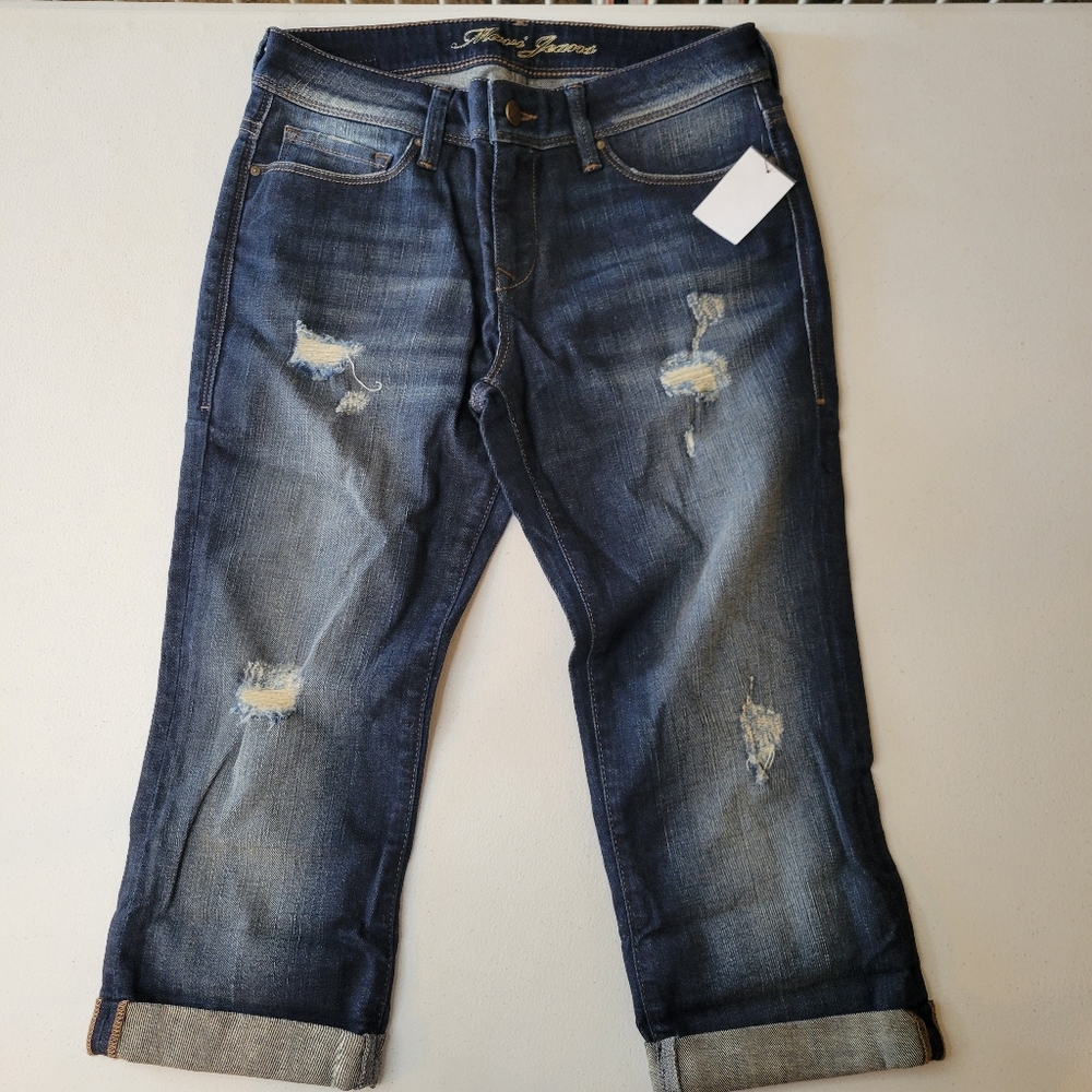 Mavi Distressed Capri Jeans Size 27 - New